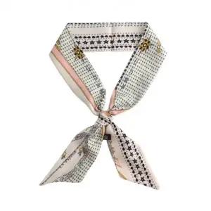 ( )퀸 양면 쁘띠 스카프 사계절 여자 미니스카프 0324