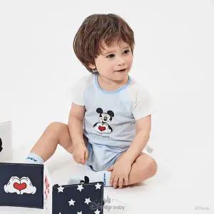 [롯데백화점]디즈니 블루미키반팔우주복(모자)/79S317504-GR