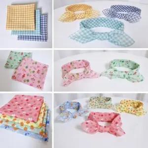 쁘띠스카프 아사면 손수건 스카프빕 빅사이즈  패션잡화  손수건