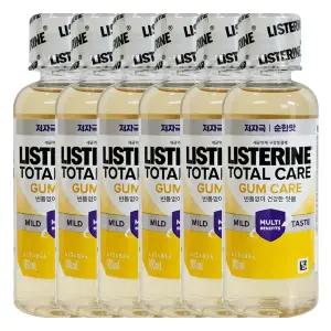 리스테린 토탈케어 검케어 마일드100ml X 6개