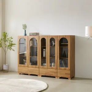 [인터데코]전시 수납을 한번에, 공간활용 장식장 180cm P0000CCD (착불)