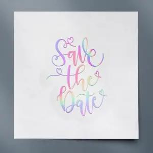 날짜 저장 스티커 홀로그램 2개 세트 프리미엄 방수 비닐 노트북 스마트폰 자동차 더트 바이크 벽 룸