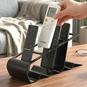 ( )4구 리모컨 거치대 TV 에어컨 리모콘 꽂이 스탠드 정리함