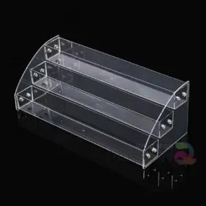 ( )아크릴화장품정리함 아크릴계단식진열대 메이크업정리함 네일정 화장품쇼케이스 매니큐어진열대 3단 아