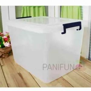 ( )30L 플라스틱상자 탕비실정리함 리빙 팬트리수납정리함 펜트리바구니 책장수납박스 정리박스