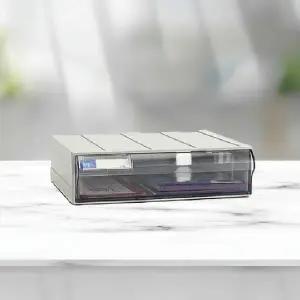 (상품선택 연결형수납함 301)조립식 다단 연결 수납함 301 투명 서랍형 틈새 정리함 소품 보관함