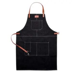 ( )다용도 데님 앞치마-R 카페 공방 바리스타 미용 색상랜덤