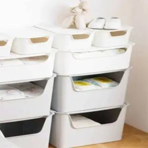 (옵션 소-아이보리)다용도 EL 다용도함 기저귀정리함 펜트리수납함 다용도멀티박스 정리바구니