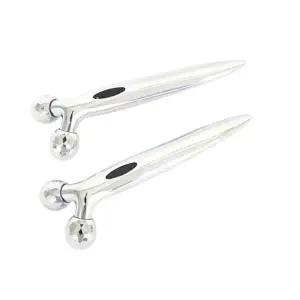 3D 슬림 마사지 롤러 경락기 얼굴 턱 바디 괄사 미니 마사지기