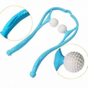 손잡이형 휴대용 목지압 목 어깨 셀프 마사지기 안마기