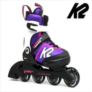 K2 케이던스핑크퍼플 아동인라인 5단계 사이즈조절