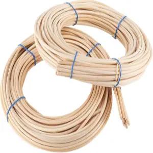 KOHAND 2 팩 0.2 인치 65 피트 원형 리드 스플라인 DIY 공예용 의자 지팡이 등나무 웨빙 바구니 위커 직조