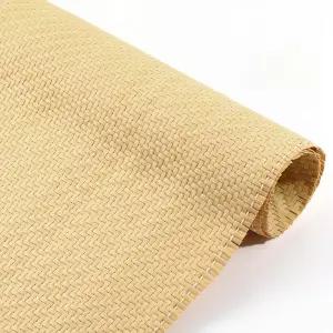 웨시티 16인치 x40인치 플라스틱 라탄 지팡이 웨빙 원단 롤 핸드웨빙 합성 폴리 DIY 가구 장식용 가짜 오픈