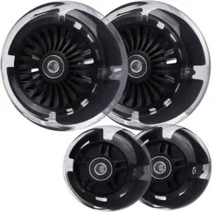 휠구 120mm LED 라이트 업 스쿠터 교체 - 흰색 점멸 마이크로 미니 맥시 디럭스 글로브 3륜 키드 킥 4종