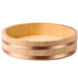 대형 항기리용기 우드 초밥 초밥용기 나무통