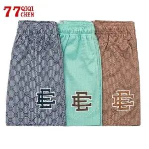 반바지 남자 여름 팬츠 에릭 Emanuel EE 기본 뉴욕시 스카이 라인 캐주얼 피트니스 스포츠 바지 체육관 운