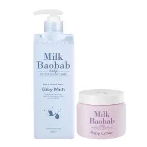 (정품) 밀크바오밥 베이비 워시 500ml+베이비 크림 280g