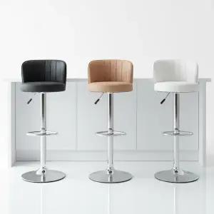 [피피포피]누빔 홈바의자 바체어 아일랜드식탁의자 높이조절 회전