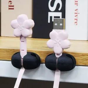 [셀러에이드]홀더 케이블 실리콘 3구 ZF