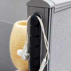 [셀러에이드]8구 홀더 실리콘 케이블 ZF