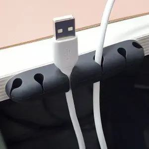 [셀러에이드]케이블 홀더 ZF 6구 실리콘