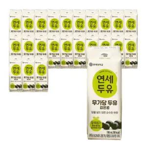 연세두유 무가당 두유 검은콩 190ml x 24팩