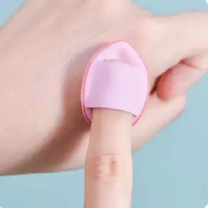 [셀러에이드]미니 손가락 핑거 퍼프 쿠션 파데 메이크업 스펀지 핑