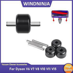 다이슨 호환 V6 V7 V8 V10 진공청소기용 소형 바퀴 소프트 롤러 브러시 헤드 손상된 부품 교체