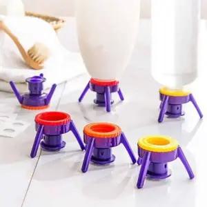 뚜껑 6P 세트 병 꿀병 세제 리필 교체용