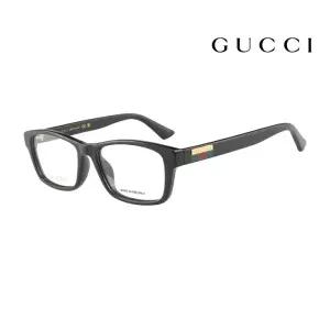 명품 안경테 GG0771OA 001 스퀘어 뿔테 아시안핏 여자 남자 안경
