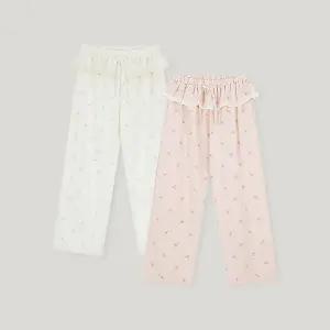 [lunaluz](신세계 사우스시티)여성 드마리 코튼 9부 포켓 파자마 팬츠(2C)