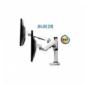 [골드스마일]TBZ 공간창조 모니터거치대 듀얼 S3