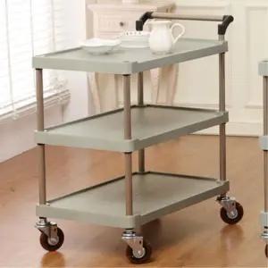 식당 서빙용 다용도 3단 운반 카트 중 도르레