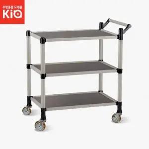 병원 학교 요양원 주방 3단 서빙카트 중 도르레