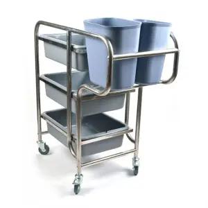 식당 업소용 음식물처리기 운반카 음식물처리운반카 고정도르레