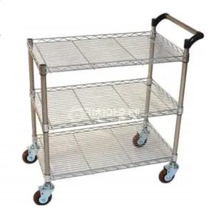 이동 편리한 국산 와이어 서빙 카트 3단(선반형) 수직이동