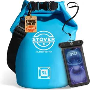스토버 5/10/25/30/40/55L 방수 드라이백- 롤탑 백팩(폰 케이스 포함)- 카약 하이킹 캠핑 보트 타기-