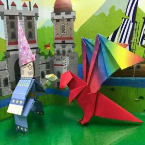 판타지 종이 접기 10개 컬러색 학종이세트 유아접기 컬러 양면 상지 색판