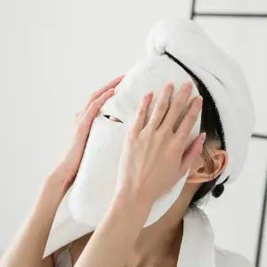 스팀타올 극세사 모공열기 피부관리실재료 얼굴온찜질