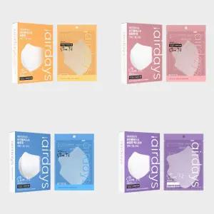 에어데이즈 슬림핏 마스크 KF94 화이트 x 30매입국산 대형 보건용 인증 안심 방역용품 먼지 세트 새부리