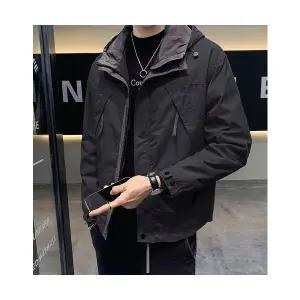 남자 바람막이 점퍼 코트 봄 가을 야상 후드 원픽3