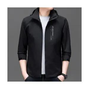 남자 바람막이 점퍼 아웃도어 봄가을 등산 트렌드 배색 후드 상의 얇은 캐주얼 야상 원픽3