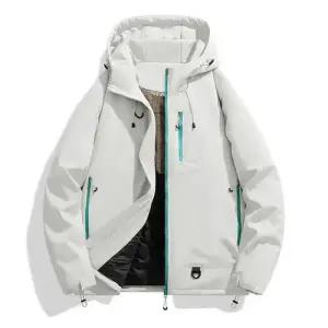 핑크 남자 바람막이 점퍼 후드 봄가을 야상 방수 코트 그래핀 재킷 원픽3