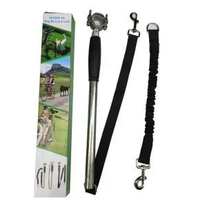 나일론 탄성 개 자전거 견인 벨트 로프 개줄 부착 애완견 산책 달리기 조깅 거리 유지 핸즈프리