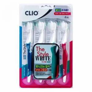 TBZ BTM-M361 크리오 더스타일 화이트 칫솔 4개입