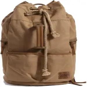 빈티지 캔버스 백팩 더플백 남성 여행용 배낭 야외 하이킹 캠핑 클라이밍백(APRICOT) 대용량 35리터