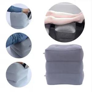 비행기 여행용 발받침대 3단 에어 쿠션 사무실 풋스툴 발거치대 휴대용