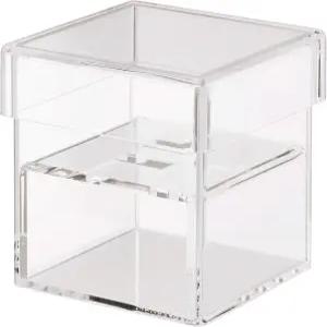릴리안 로즈 클리어 아크릴 박스 링 베개 대안 3.25 x3.25 x3.15 (RA850)