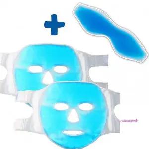 여름 2개 붓기 아이스 얼굴 제거 진정 쿨링 얼음 열기 마스크팩tuv182