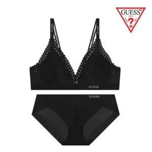 매장정품 GUESS 게스 모던레이스 브라렛팬티세트 ODWBR293ODWBP293BK 1371363